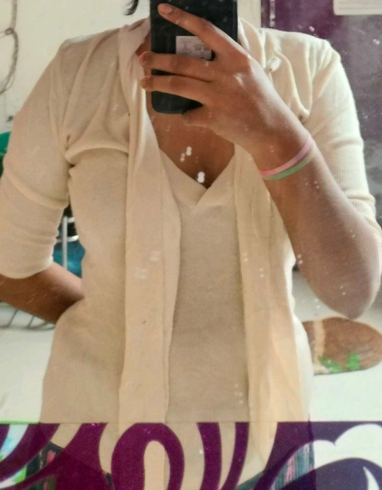 Elegant Cream Cardigan