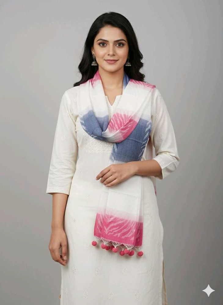 Very Warm And Soft Winter stole With Pompom