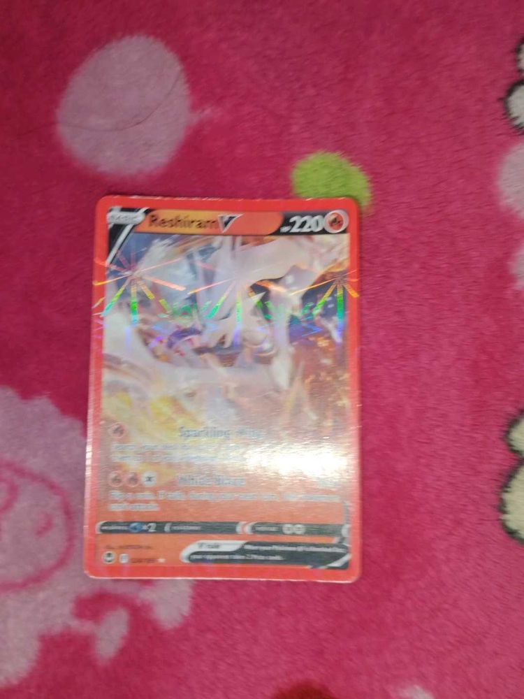 Reshiram V Pokemon Card