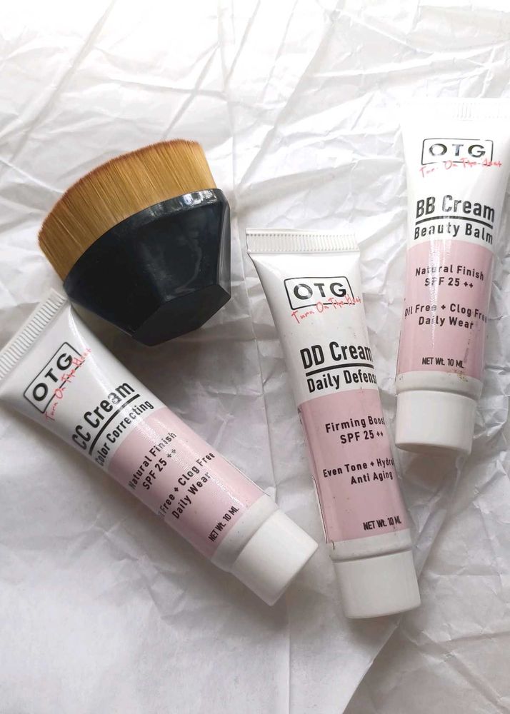 🆕️ Foundation Creams And Brush