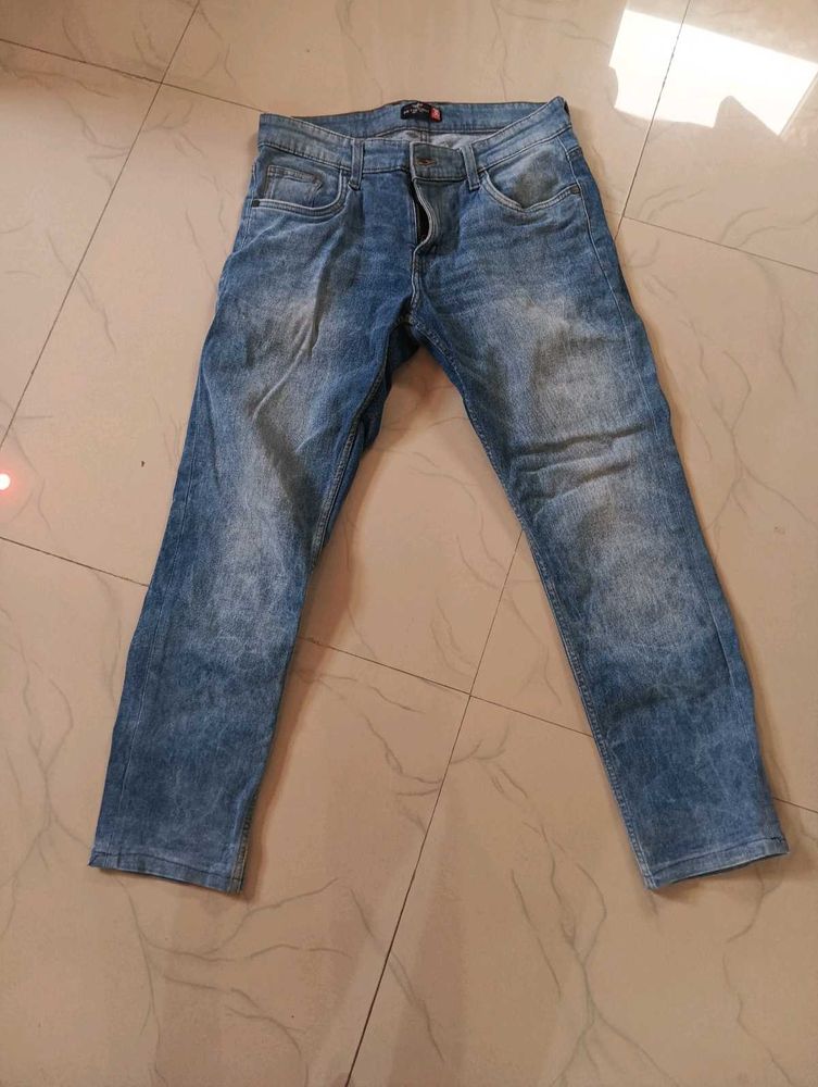 Acid Wash Denim Jeans