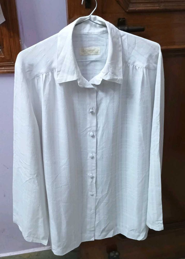 White Button-Down Shirt