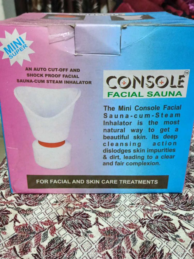 Console Facial Sauna