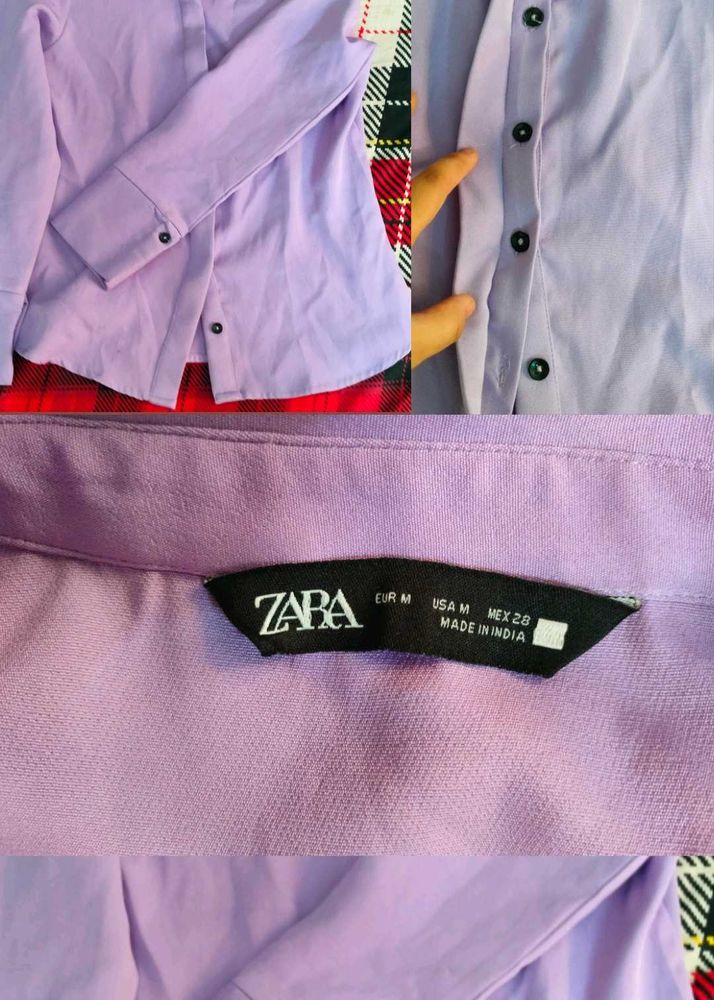 Lavender Button-Down Shirt