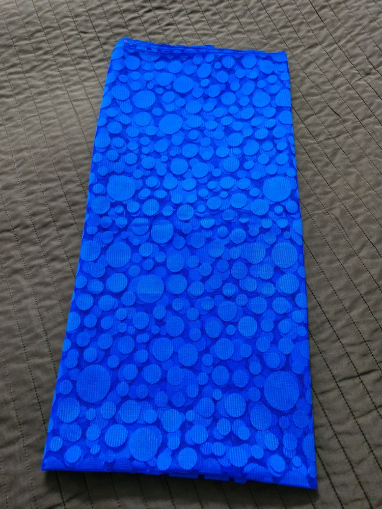 Blue Net Fabric