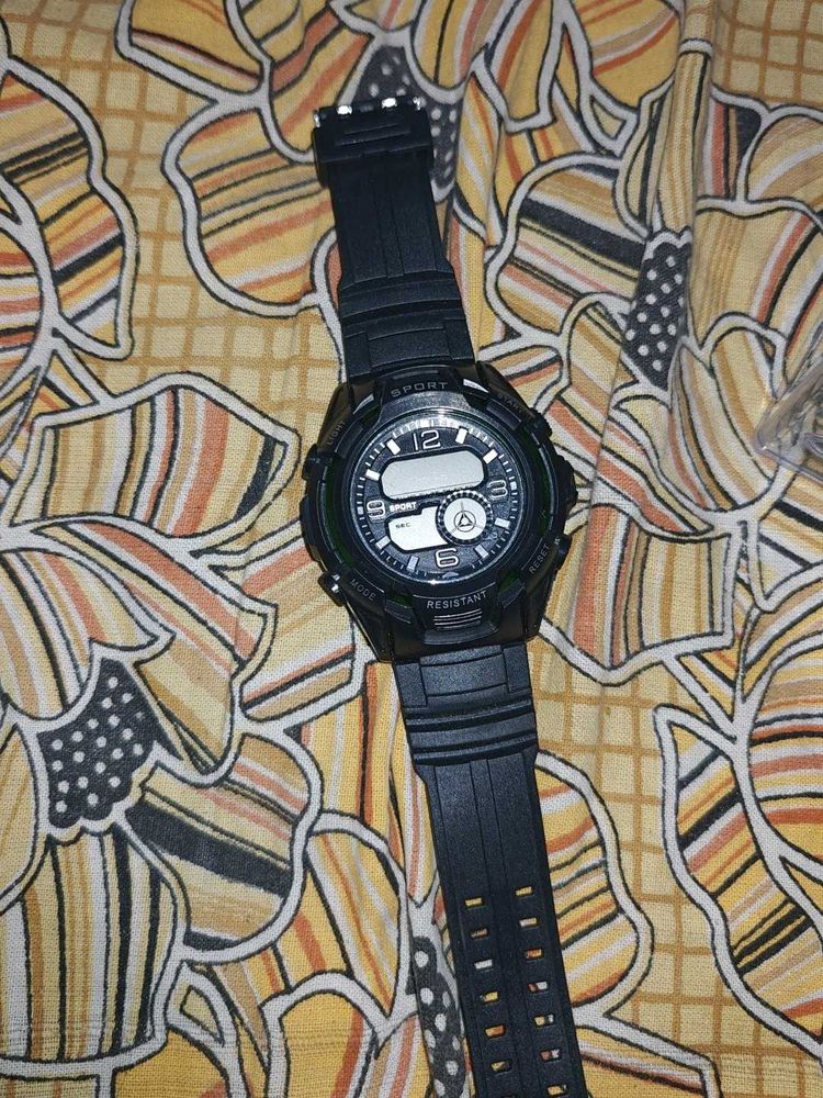 Black Digital Sport Watch Not Working
