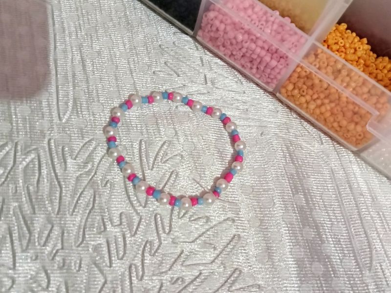 Pearl &amp; Seed Bead Bracelet