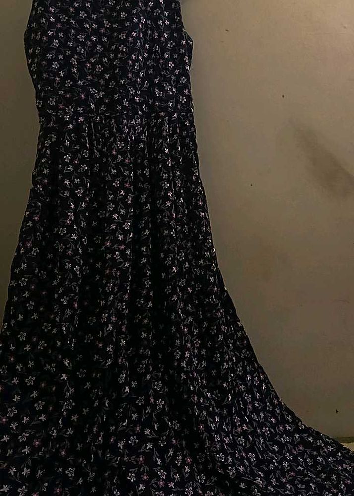 Floral Print Sleeveless Dress