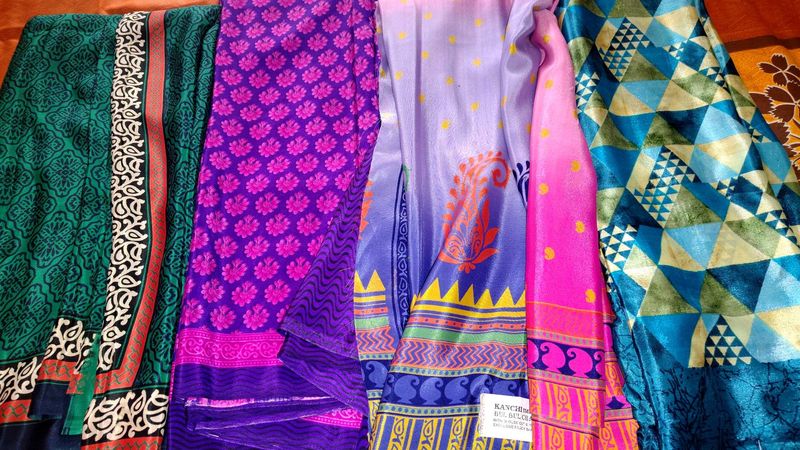 Crepe Silk/Satin Sarees