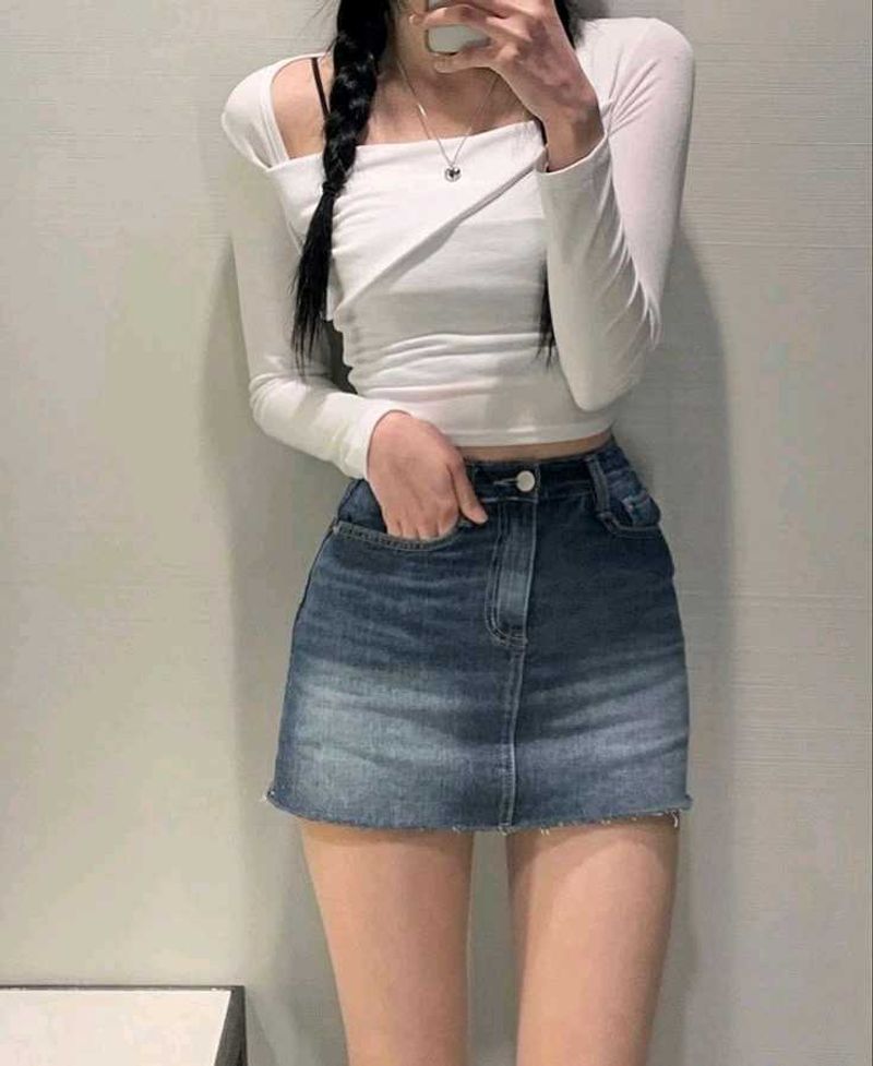 Trending Denim Mini Skirt