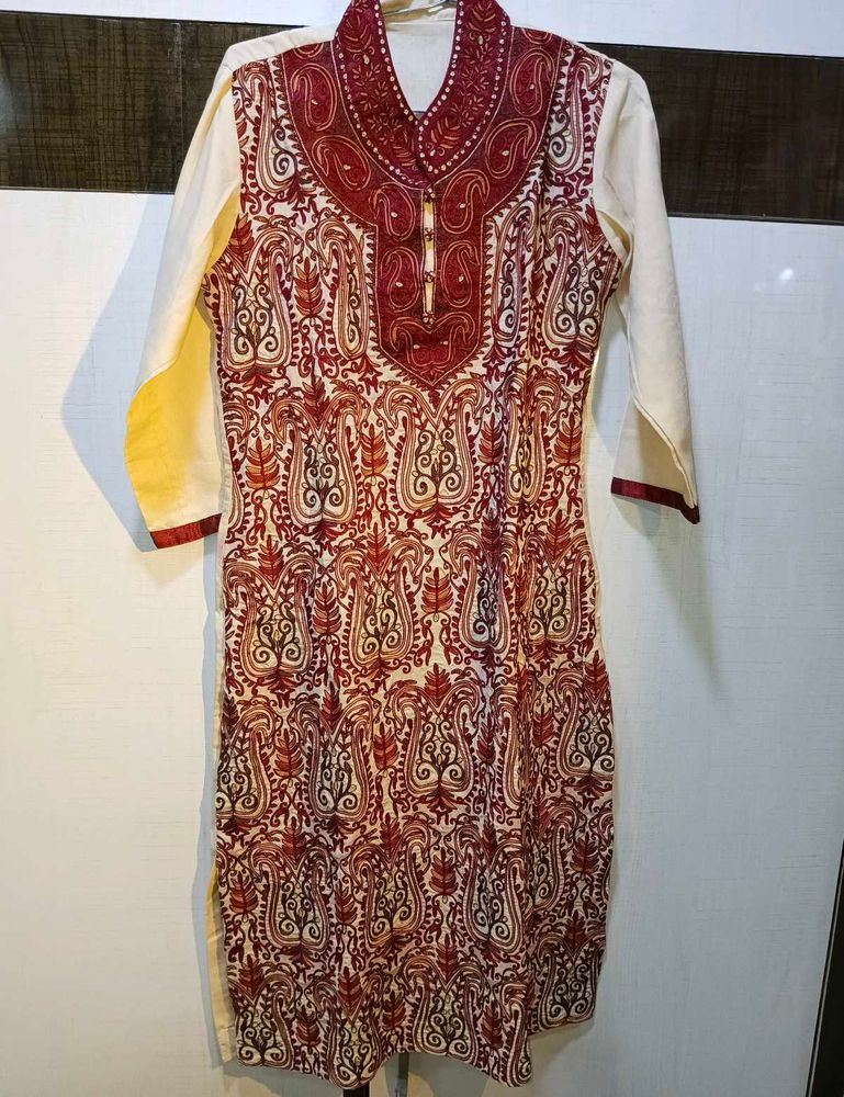 Kashmiri Embroidery Kurta