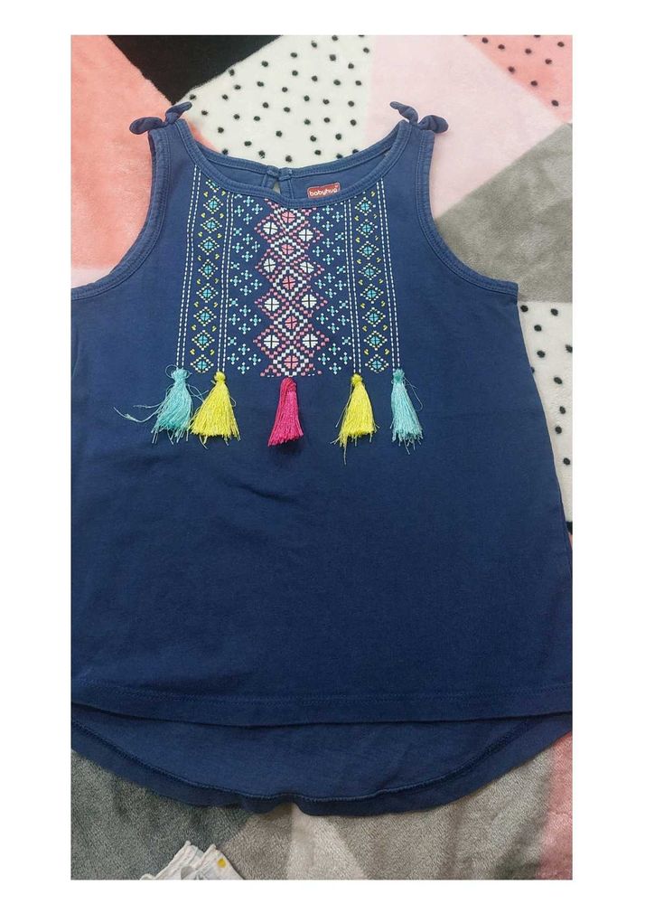 Cute Girls&#39; Navy Blue top