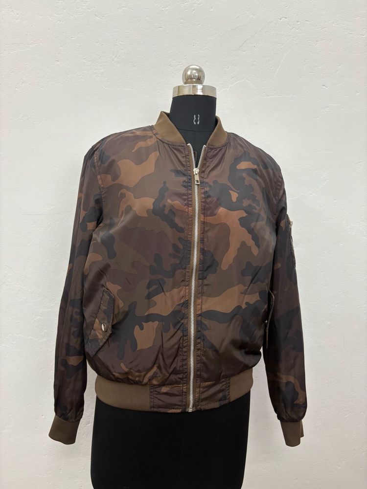 Camo Bomber Jacket