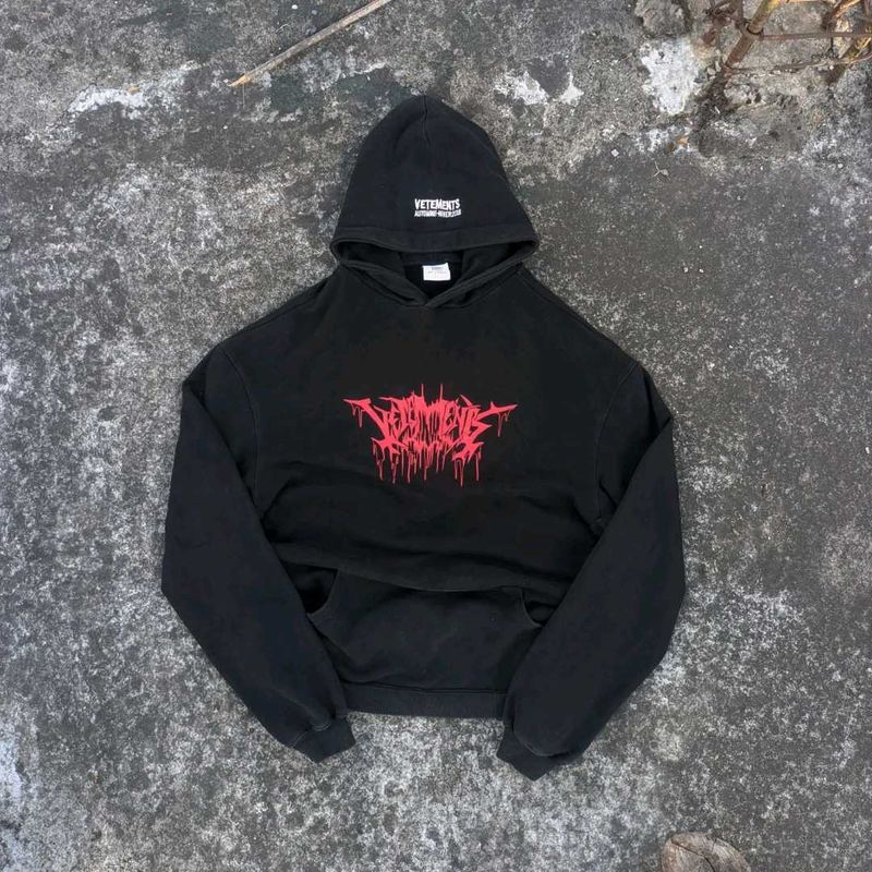 Vetements Graphic Print Hoodie