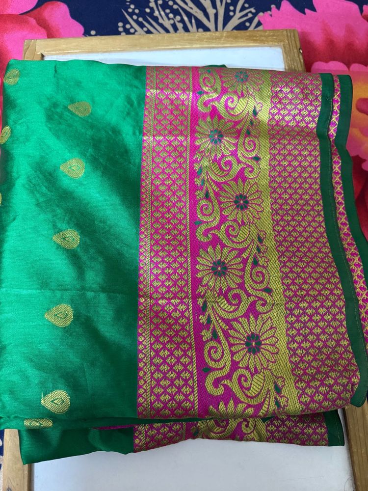 Green Saree