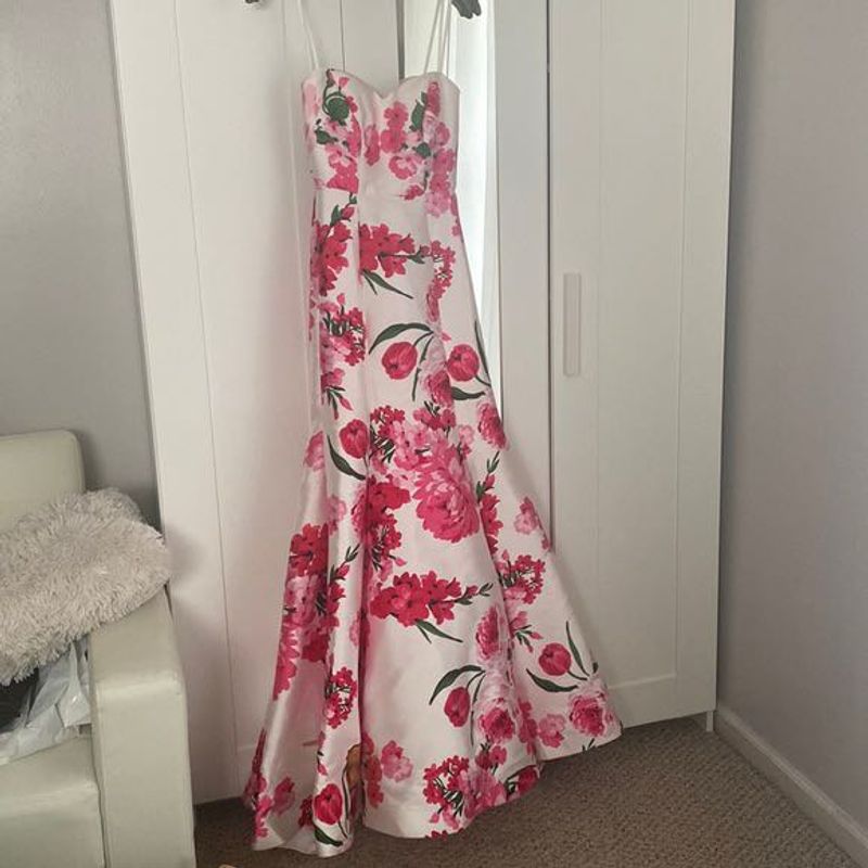 Floral Heavy Mermaid Gown