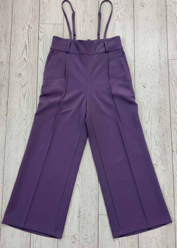 Purple Suspender Trousers