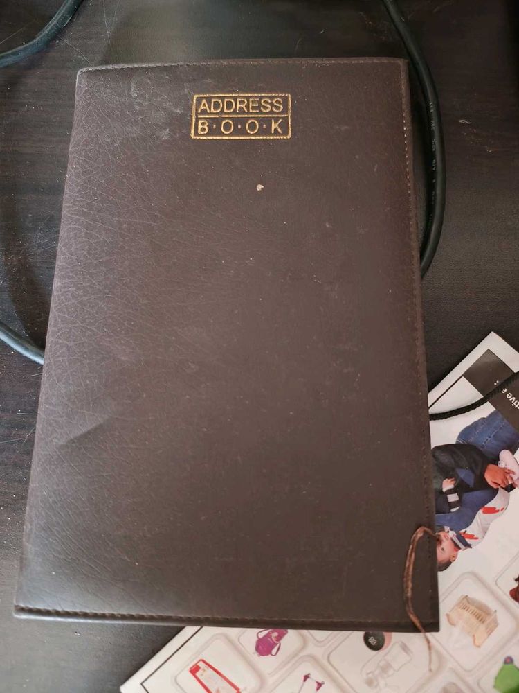 Vintage Address Book
