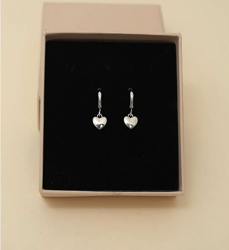 Heart Drop Earrings