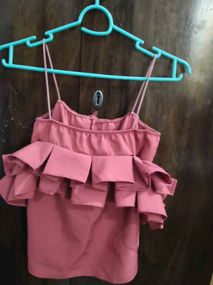 Ruffle Detail Cami Top