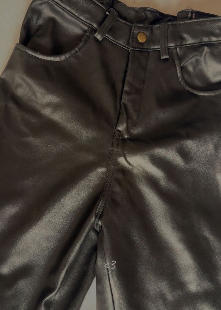 Black Leather Pants