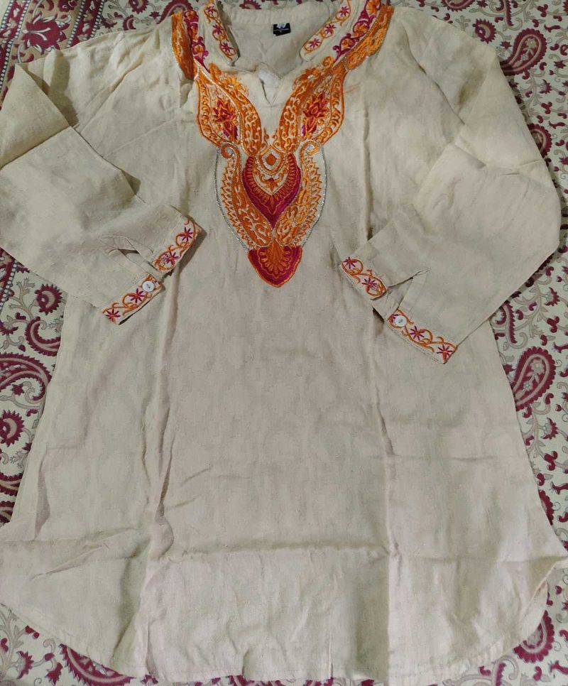 Embroidered Tunic Short Kurti