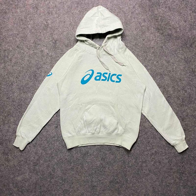 ASICS Womens Graphic Hoodie Jumper UK 14