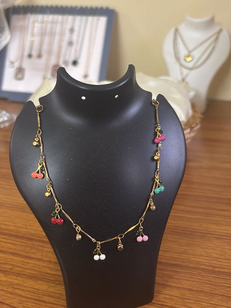 Cherry Charm Necklace