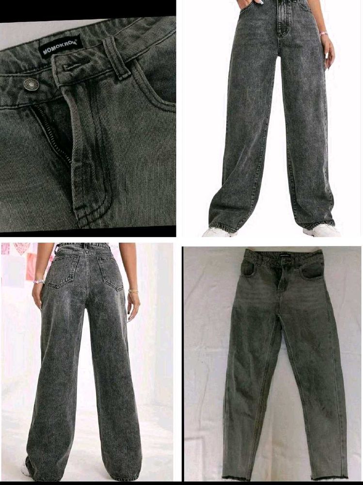 Charcoal Baggy Jeans