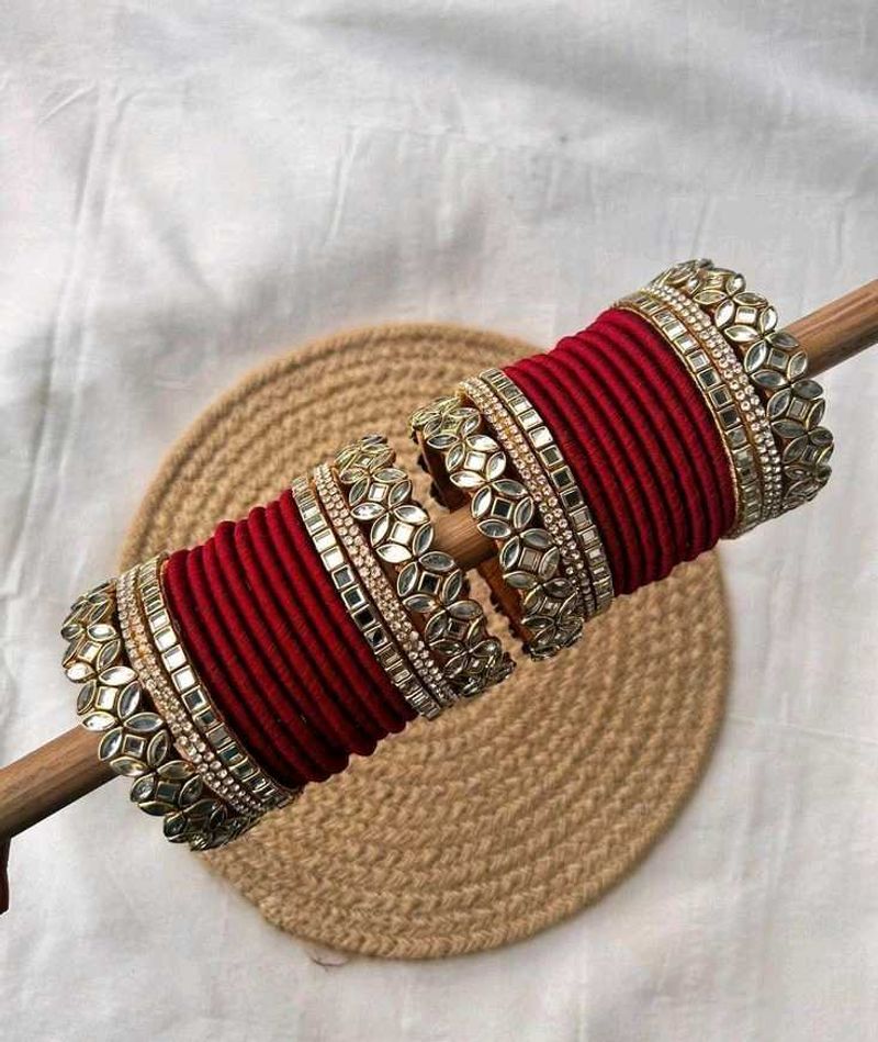 Red Bridal Chura❤️