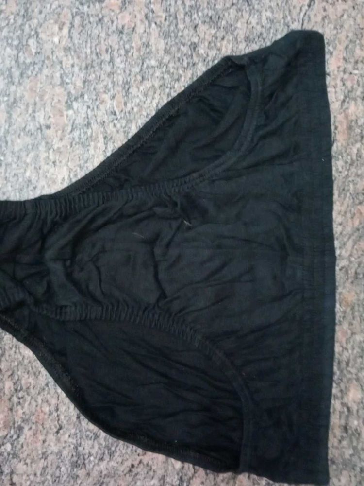 Black Basic Panties Set Of 20