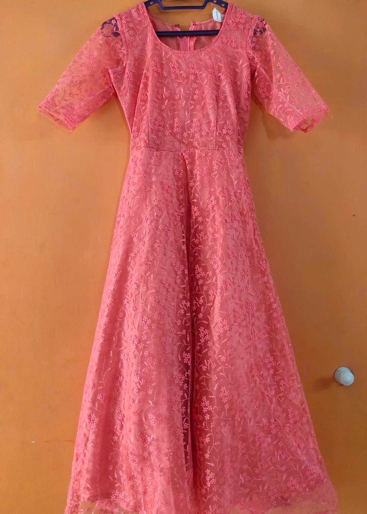 Peach Gown
