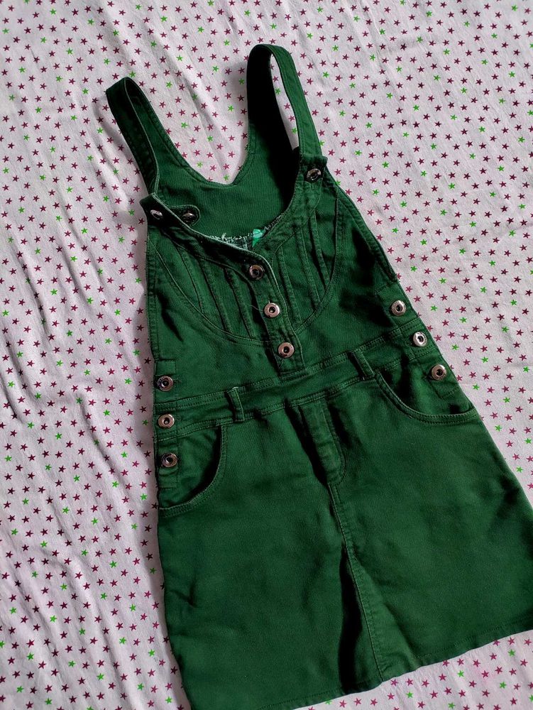 Dark Green Dangari For Kids