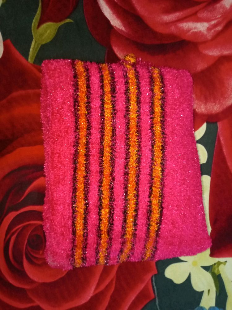 Shining Pink Colour Shawl For Women 💝