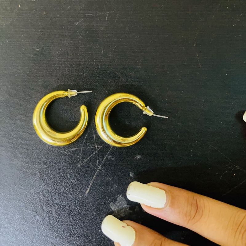 Gold Hoop Earrings
