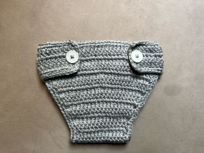 A Crochet Handmade New Diaper Cover/ Knicker .