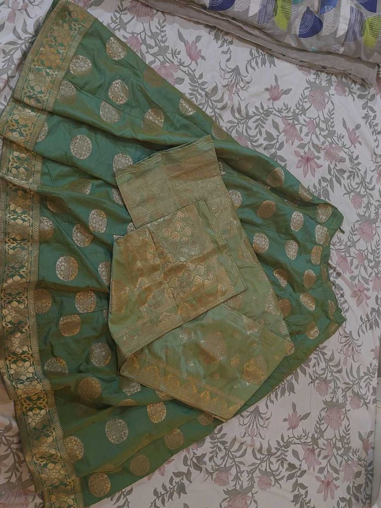Silk Skirt + Dupatta Combo