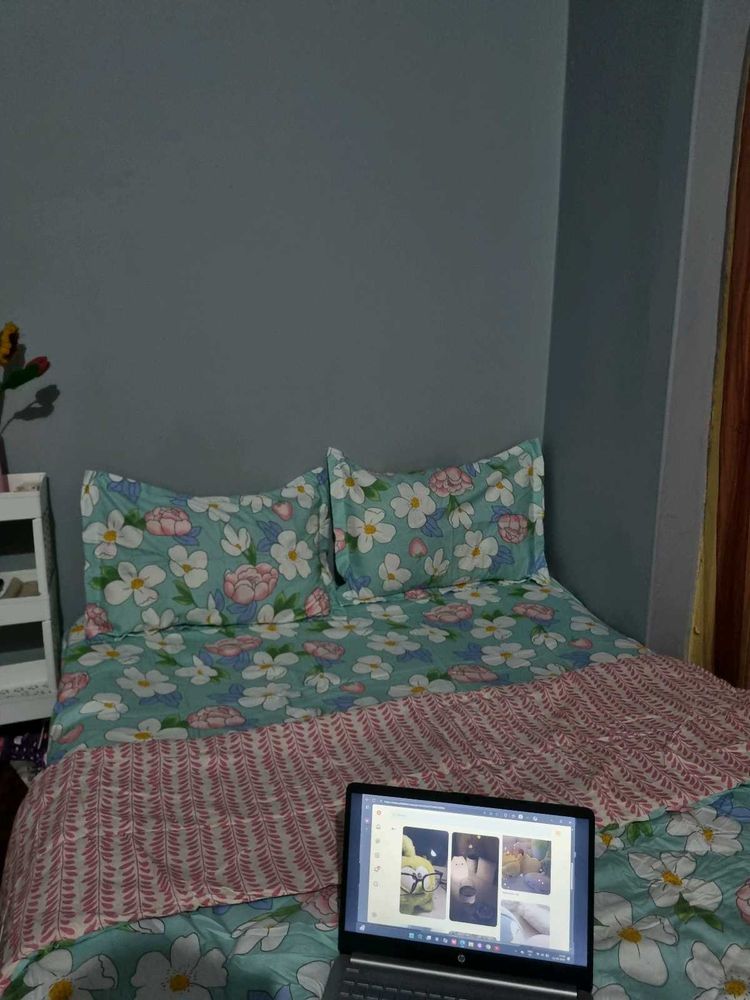 Comforter 1 Bedsheet 2 Pillow Cover Comb