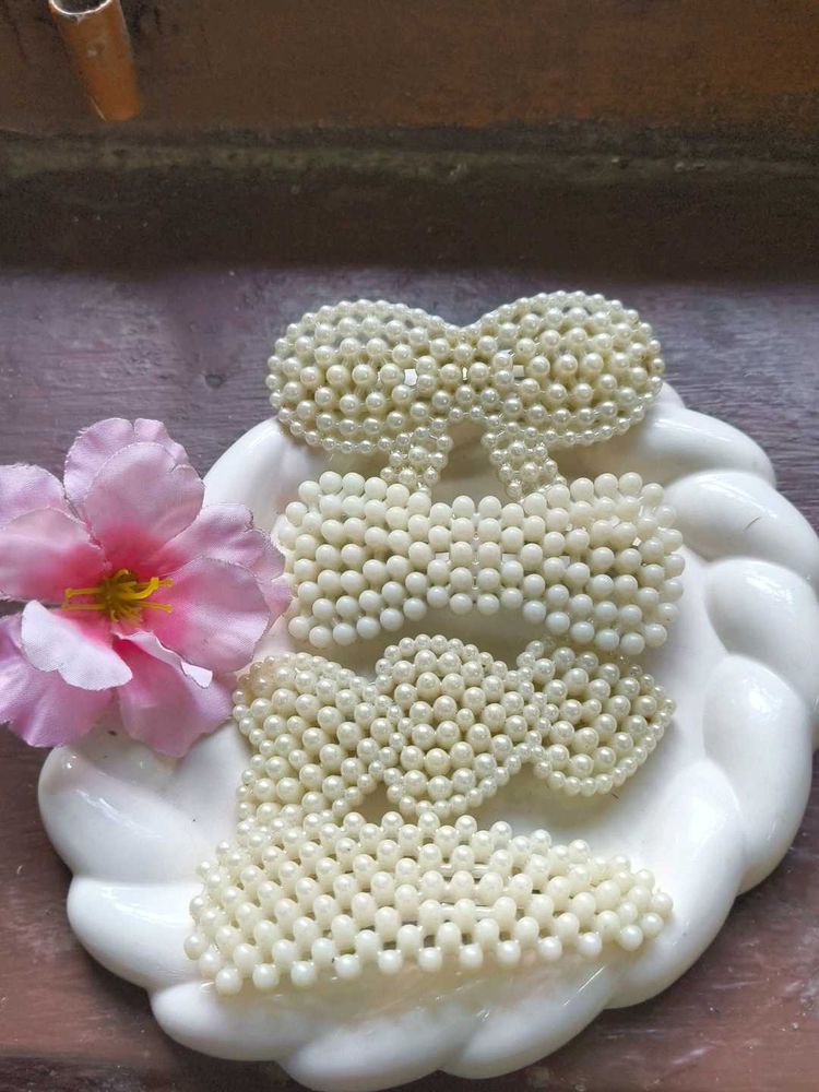 Pearl Hair Clip Set