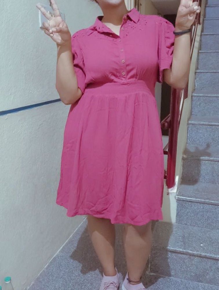 Vintage Style Pink Dress