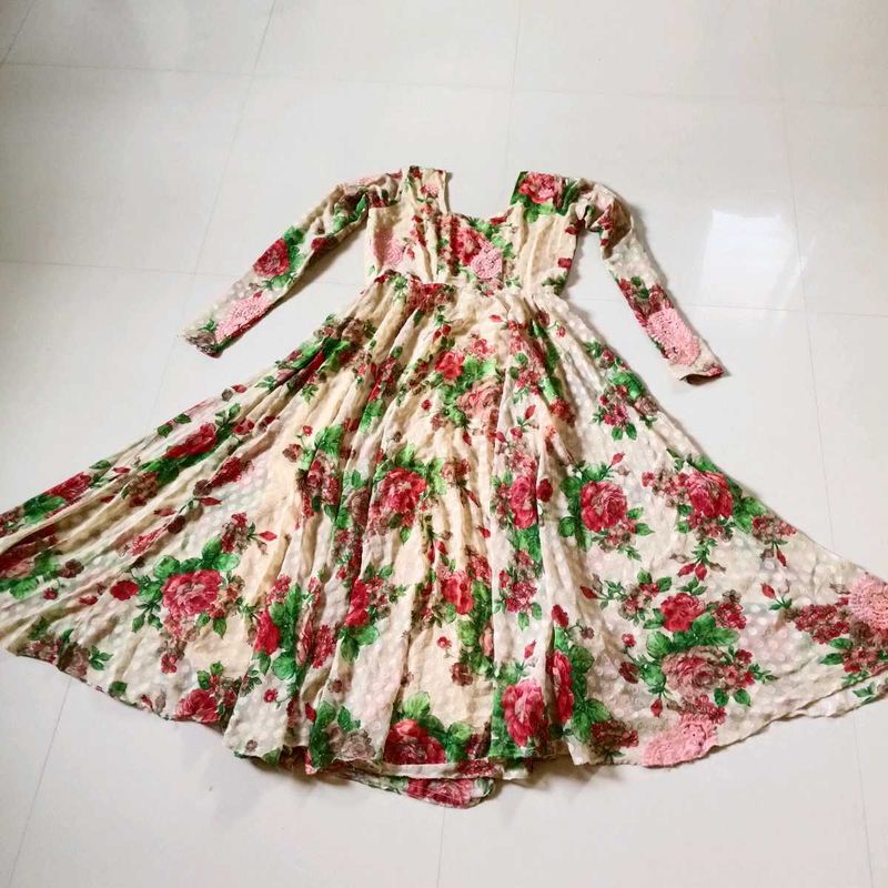 Floral Ethnic Gown