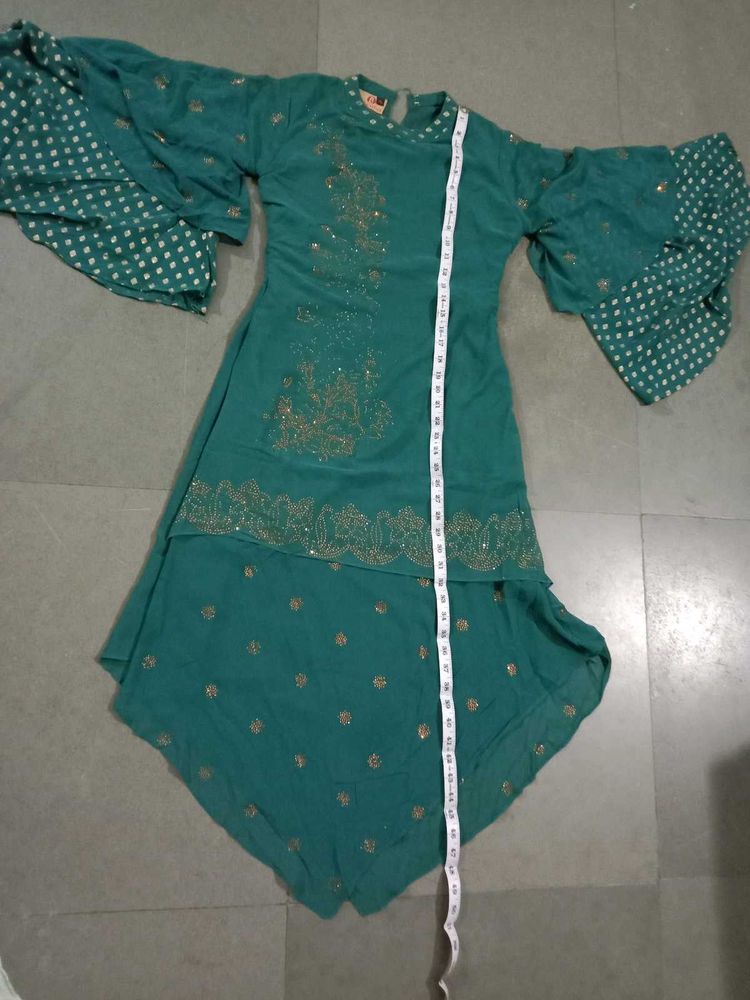 Elegant Plazo Kurta Dupatta Set 3