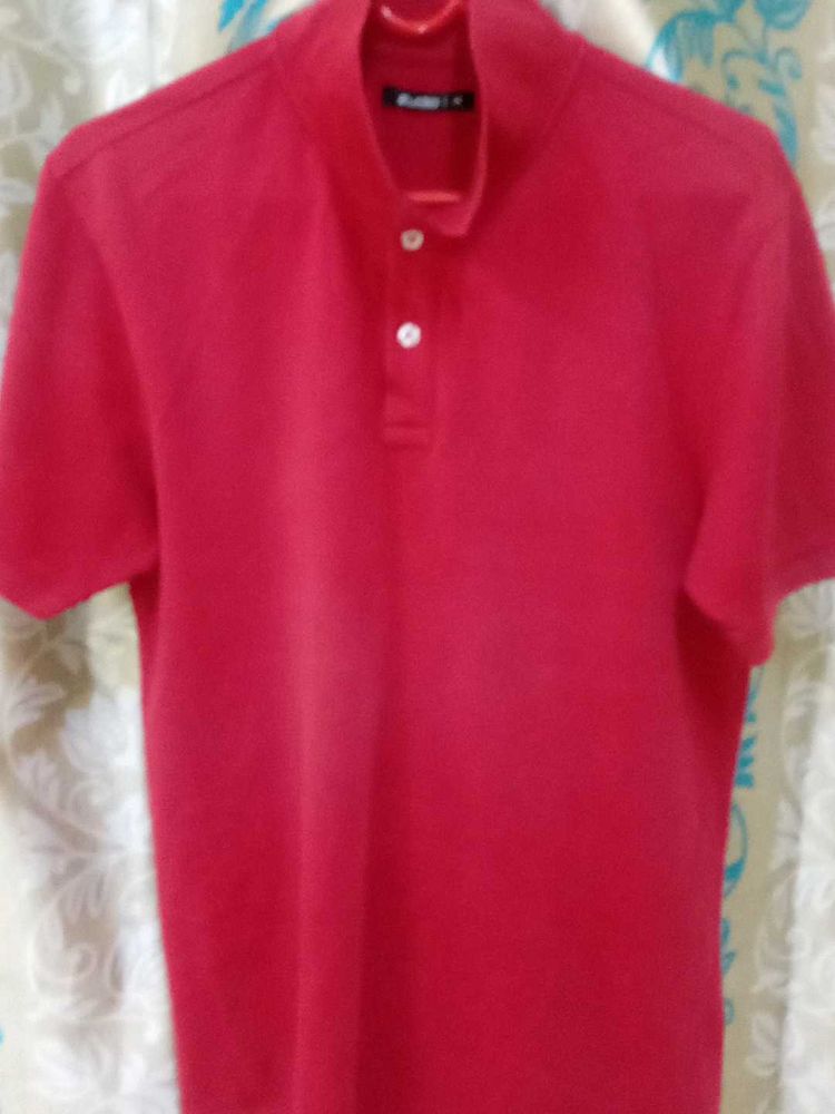 Red Short Sleeve Polo Shirt