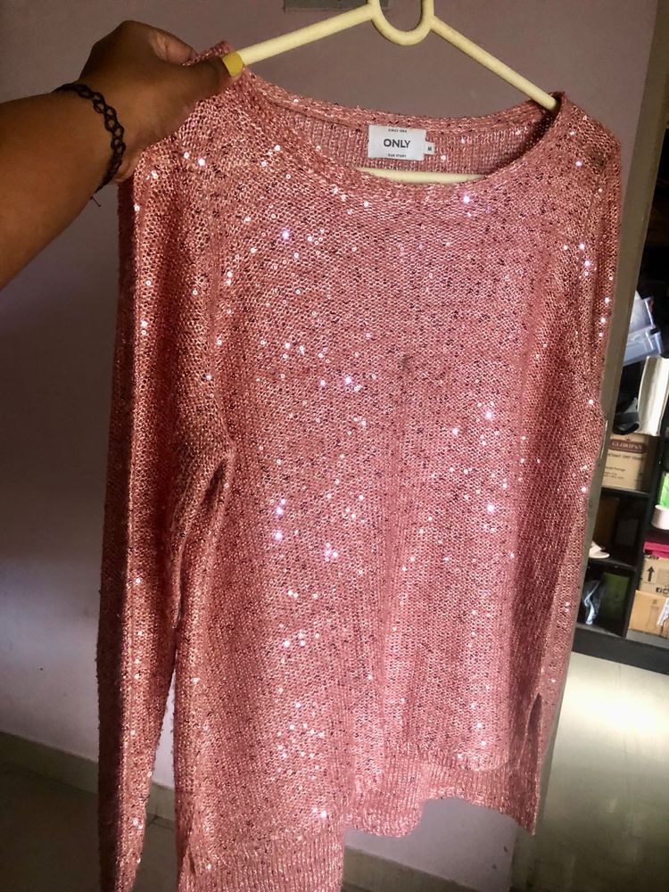 Only Sequins Knit Pullover