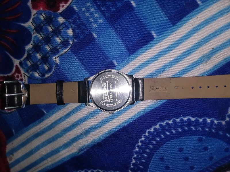 Sonata Leather Belt Man Watch&#39;