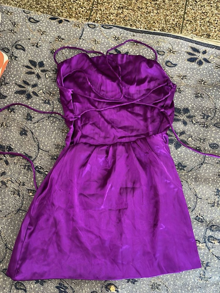 Purple Mini Dress