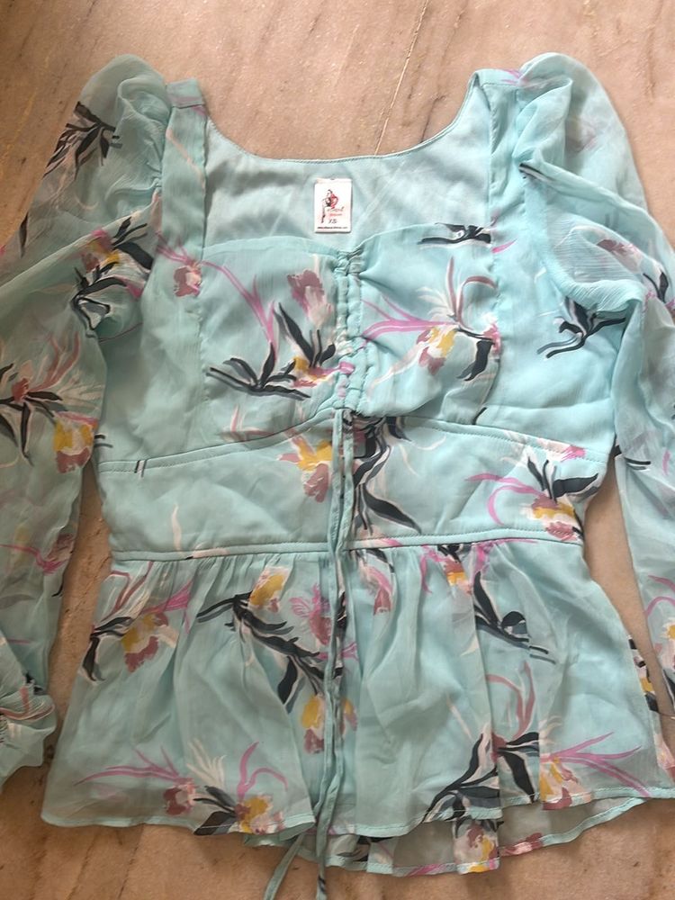 Floral Print Blouse
