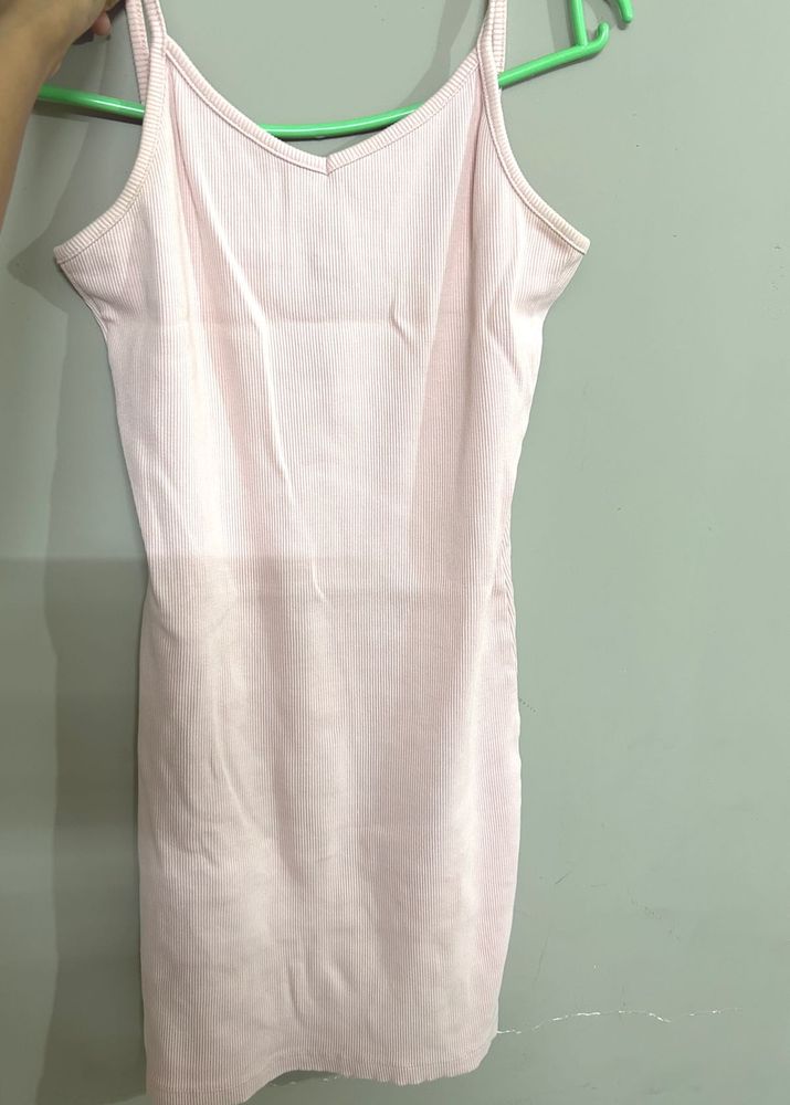 Pink Slip Dress