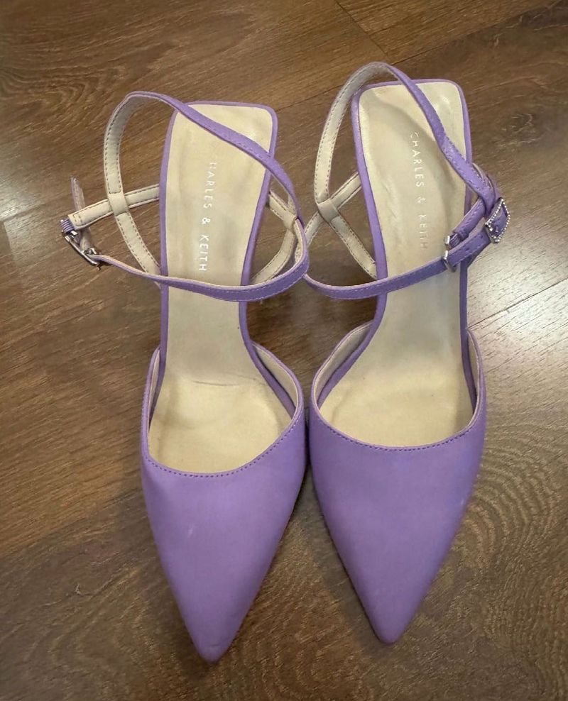 CHARLES &amp; KEITH Lavender Heels