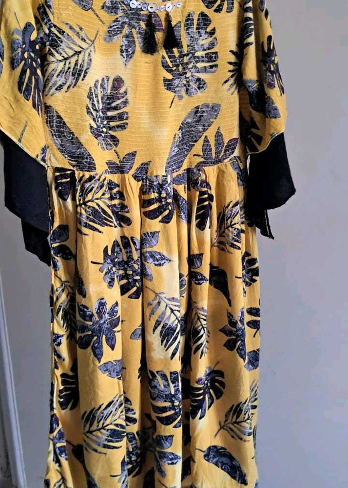 Umbrella Sleeves Beautiful Kurti